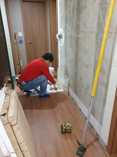 타일링 기준장 작업