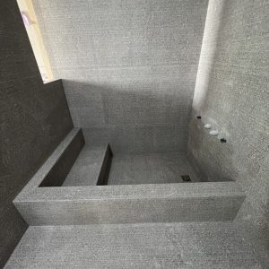 송도 호반 써밋 아파트 안방 타일욕조 외관 시공 완료 모습