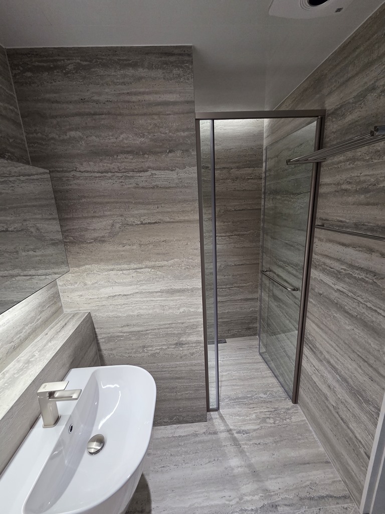 수원 인계동 한화꿈에그린 안방욕실 타일 파티션 샤워부스