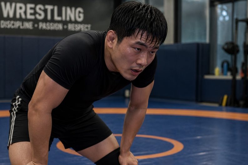 레슬링 훈련하는 사람 *ai로 생성된 이미지